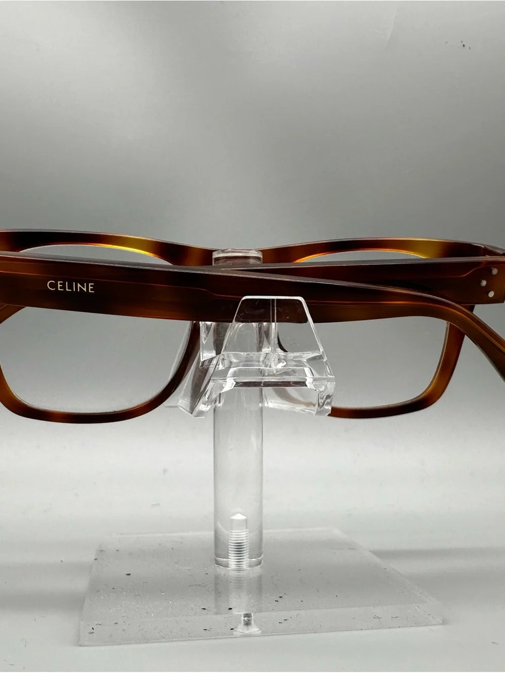 Celine CL5018IN 053 Dark Havana Tortoise Shell Square Eyeglass Frames 51-19-145